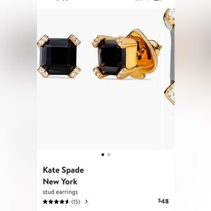 Kate Spade stud earrings, new